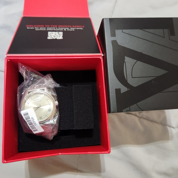 Invicta Celestial Quartz Ivory Dial Ladies WatchItem No. 48486 NIB - Picture 3 of 9